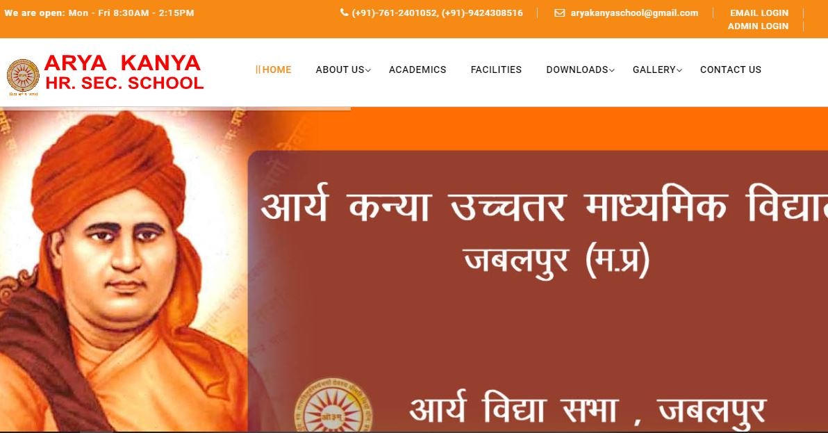 aryakanya school jabalpur